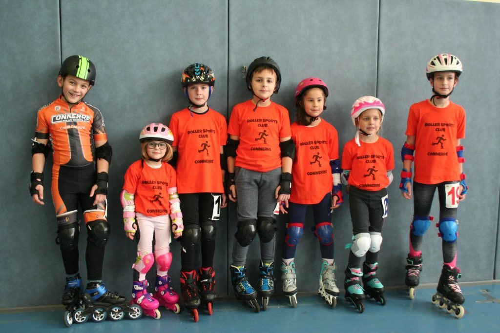 Patineurs de Connerré au Kids roller de La Flèche le 11/01/2020